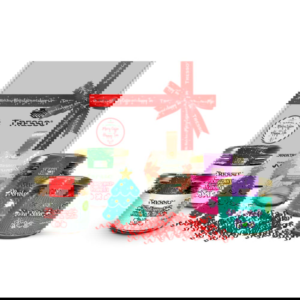 Regalo 4 tisanas + granos con chocolate + vela - TRESSO®