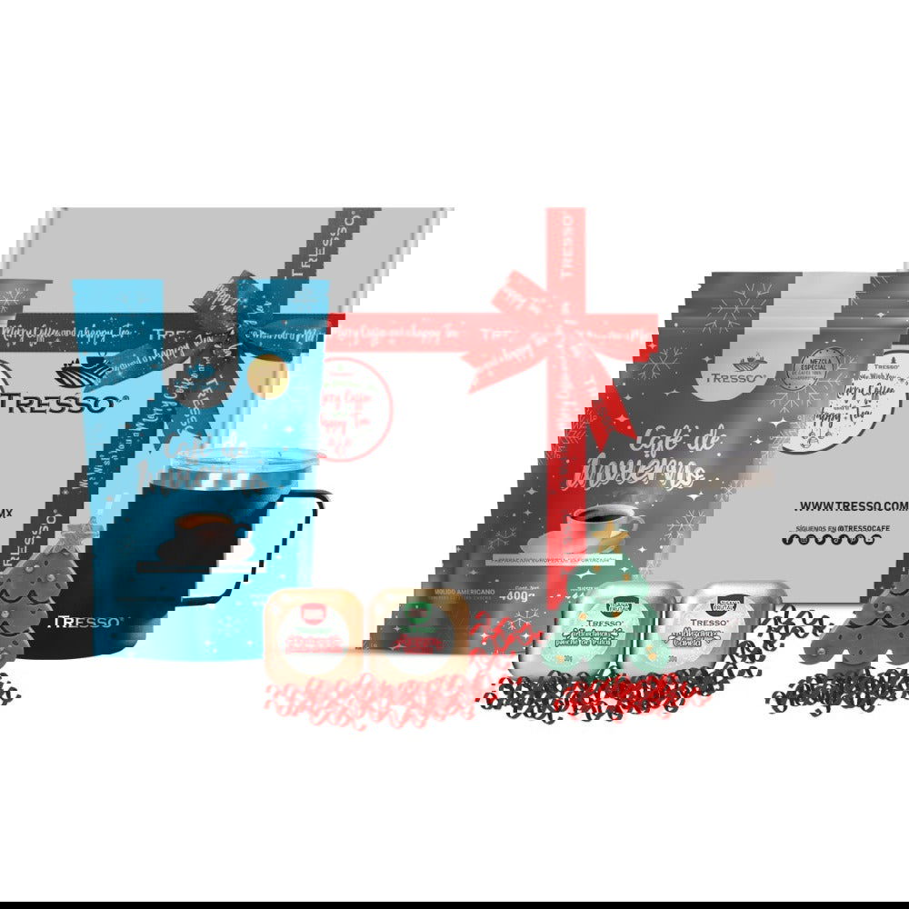 Regalo especial con taza de acero y mini tisanas - TRESSO® 