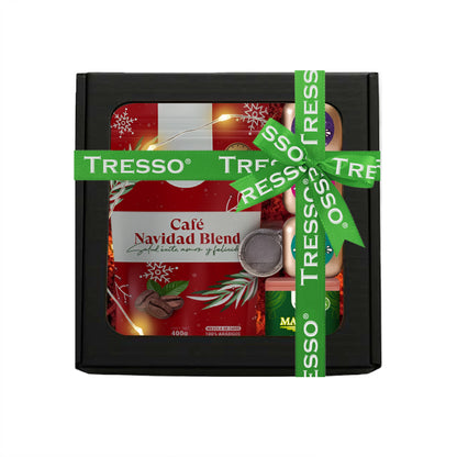 Regalo de café y tisanas + granos con chocolate