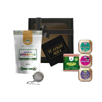 Regalo corporativo de café y té 