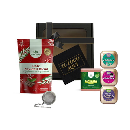Regalo corporativo de café y té 