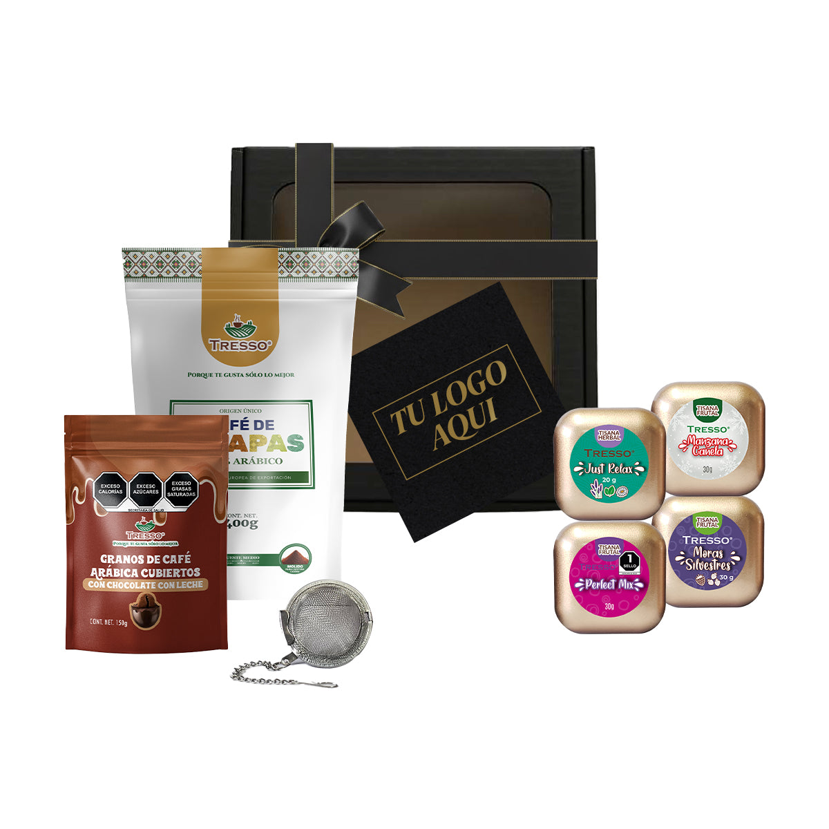 Regalo corporativo de café y té 