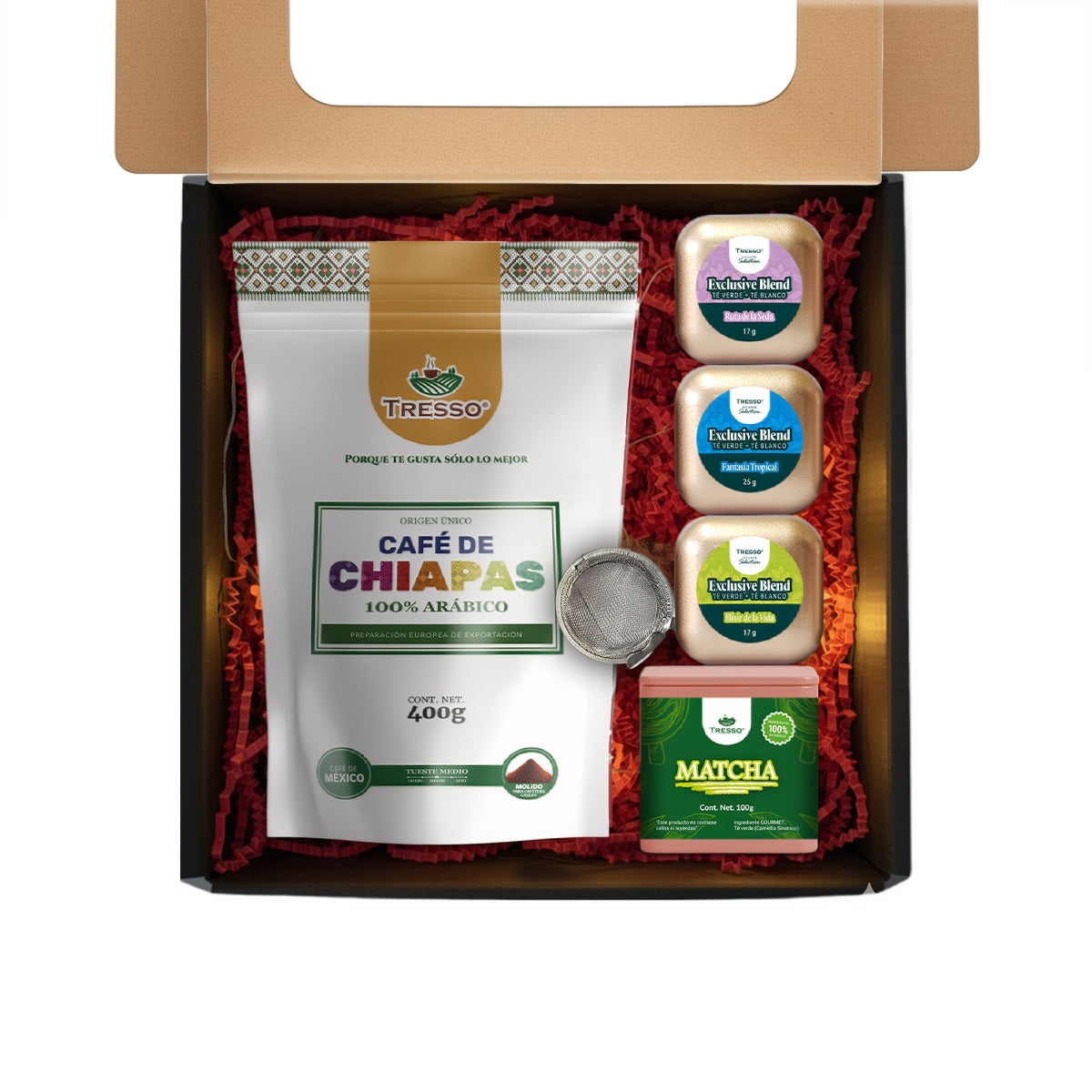 Regalo de café y tés exclusivos