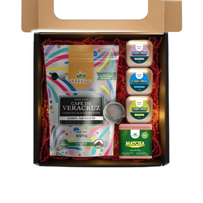 Regalo de café y tés exclusivos