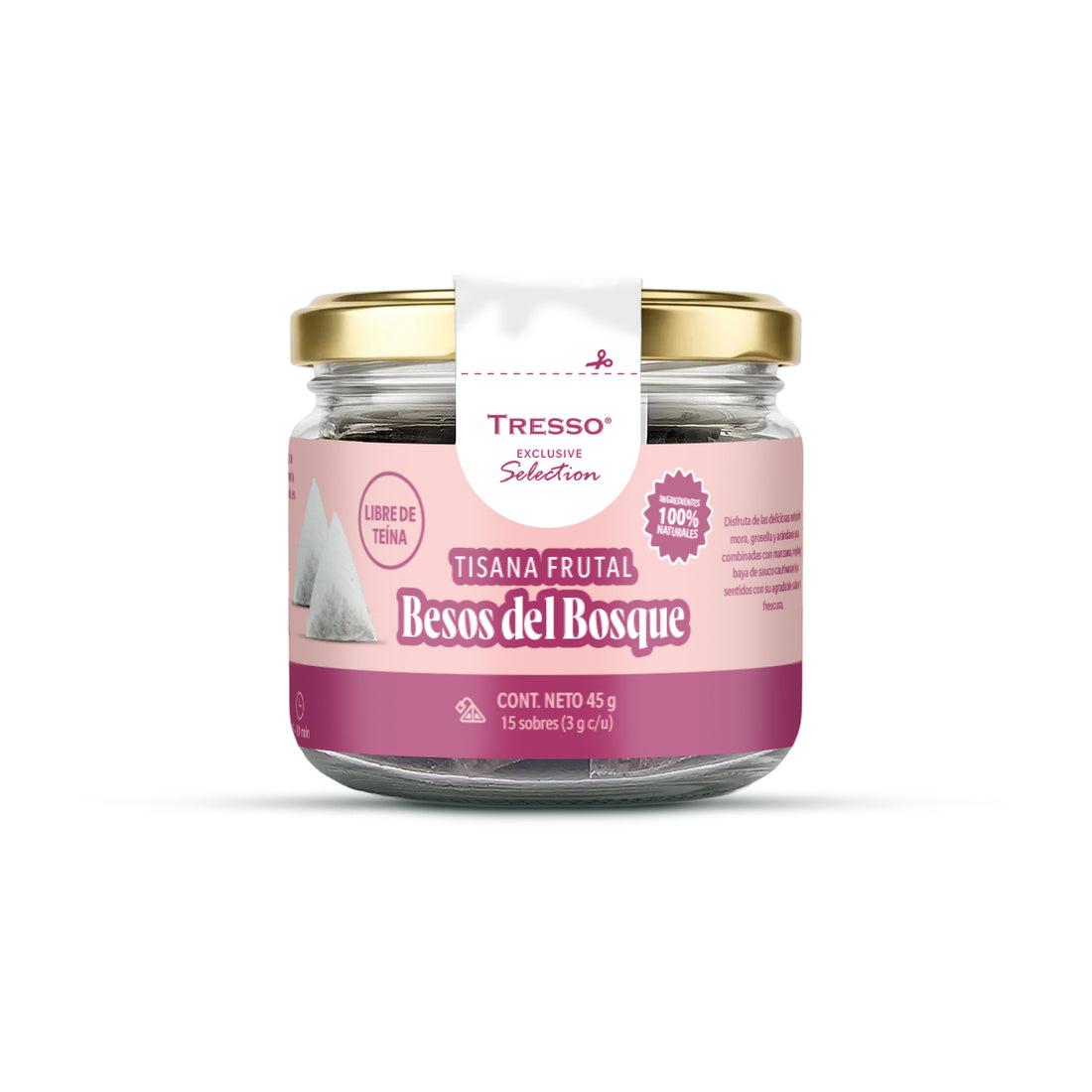 Forest Kisses Fruit Herbal Tea 15 sachets with 3g each