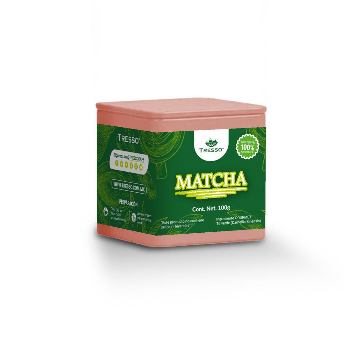 Té  Verde (Pulverizado): “Matcha” 30g-100 g