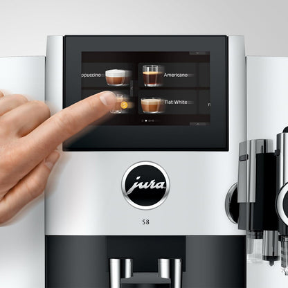 Cafetera Jura S8 color platino