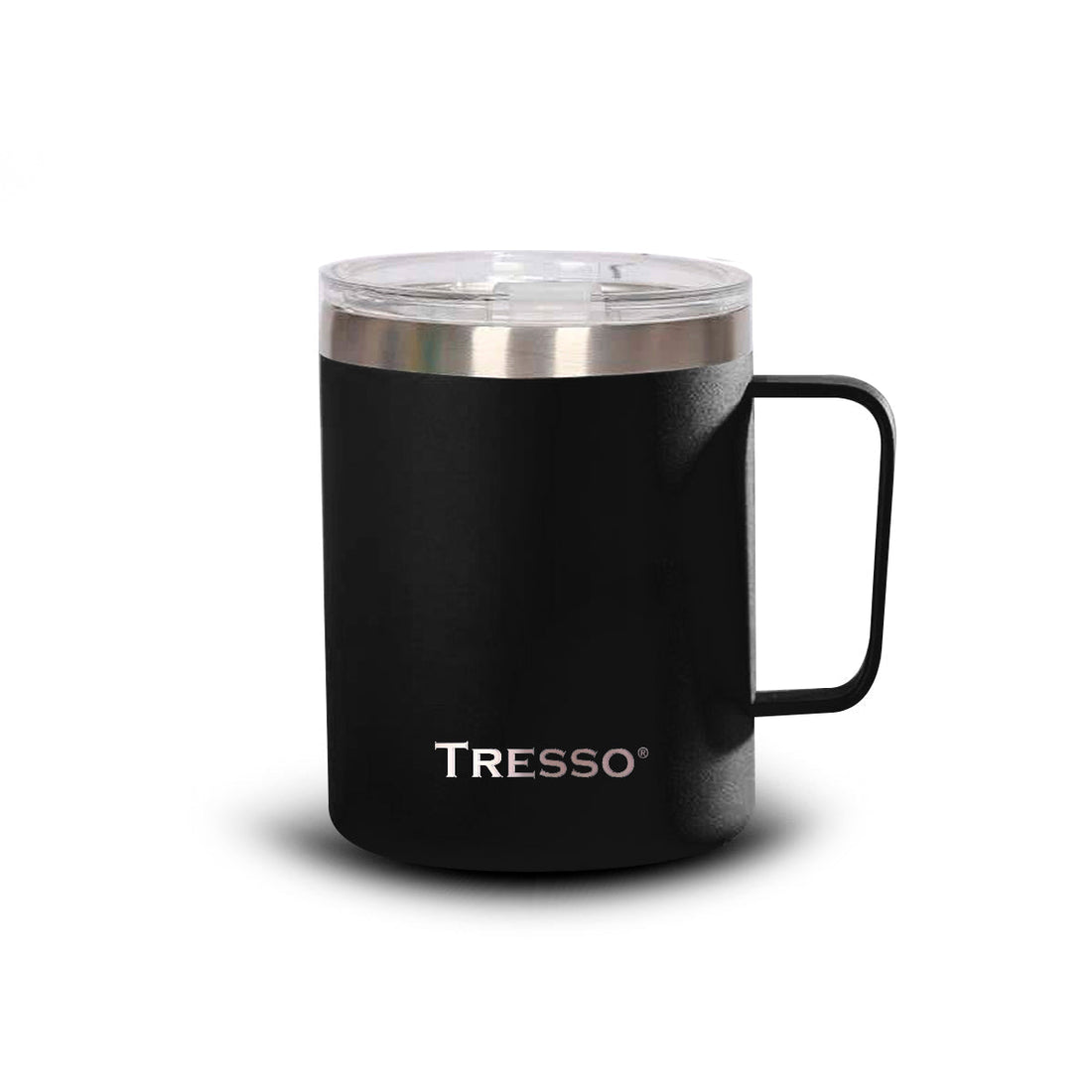 Taza de acero inoxidable con tapa 350ml para Él - TRESSO®