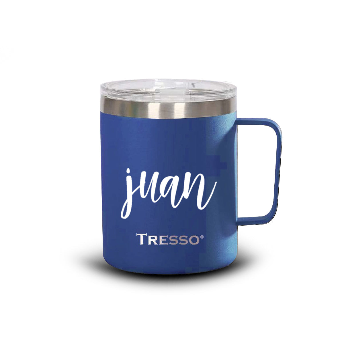 Taza de acero inoxidable con tapa 350ml para Él - TRESSO® 