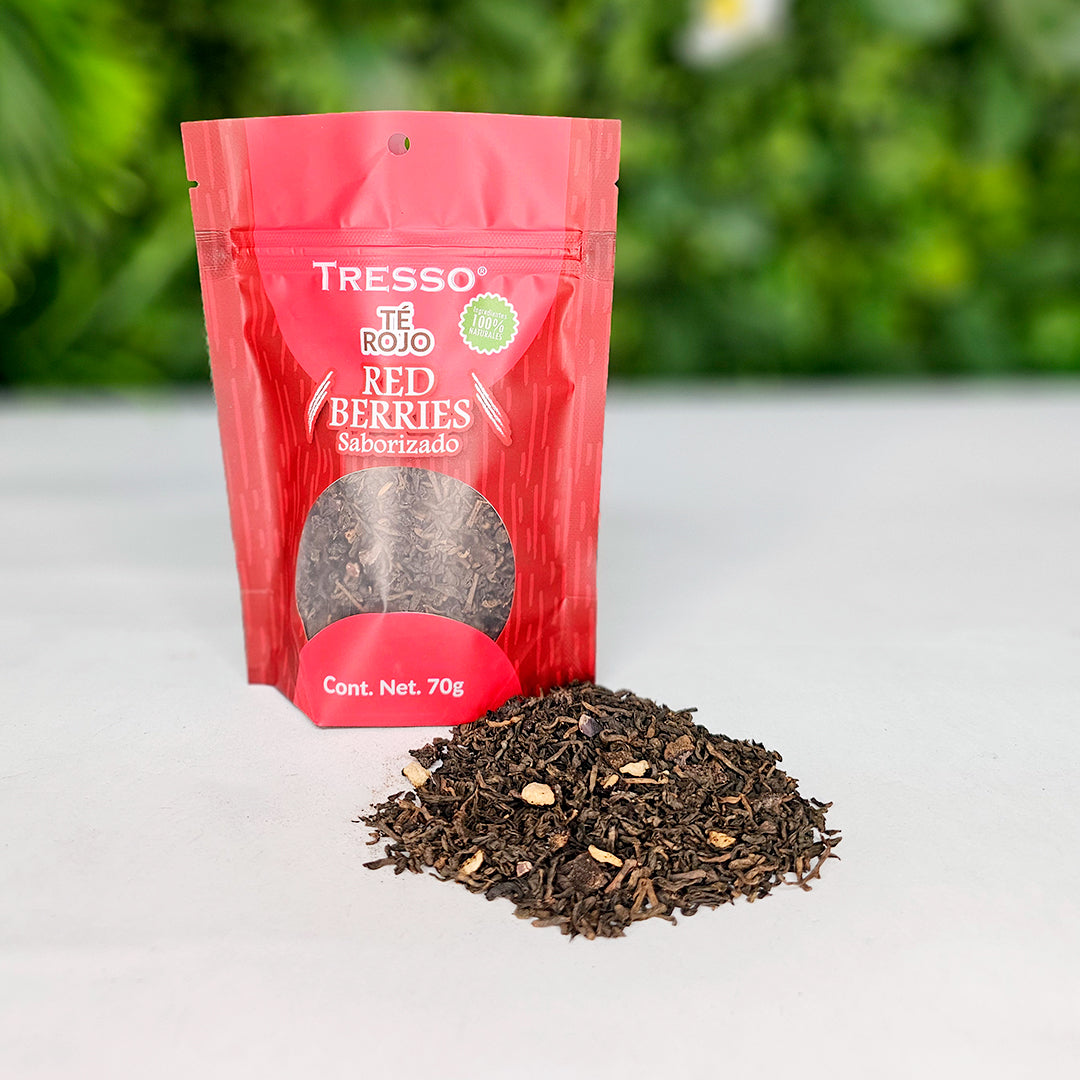 Té Rojo (Saborizado): Red Berries 23g-140g