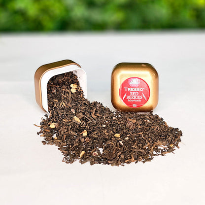 Té Rojo (Saborizado): Red Berries 23g-140g - TRESSO® 