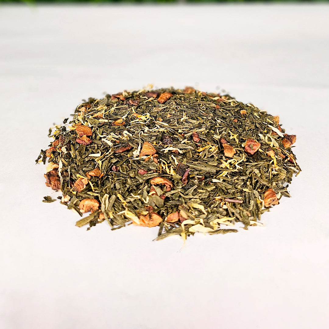 Té Verde Orgánico (Saborizado): Mango-Manzana 23g-100g