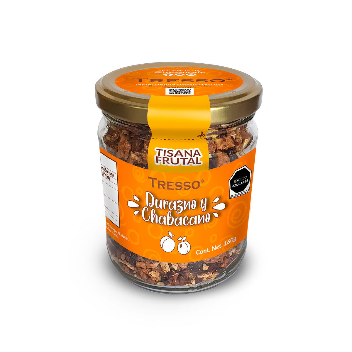 Tisana Frutal: Durazno y Chabacano 30g-160g - TRESSO® 