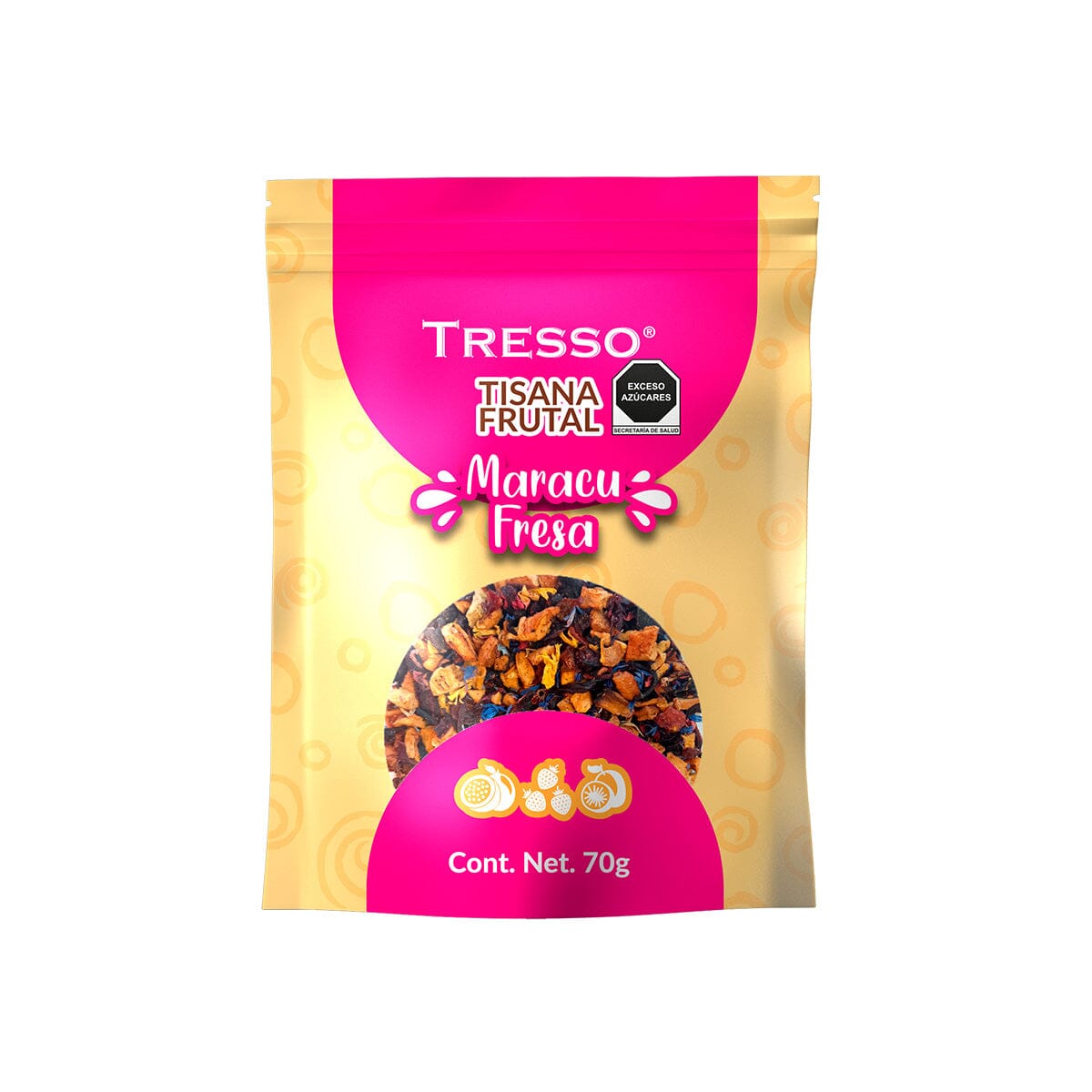 Tisana Frutal: Maracu-Fresa 30g-1kg - TRESSO® 