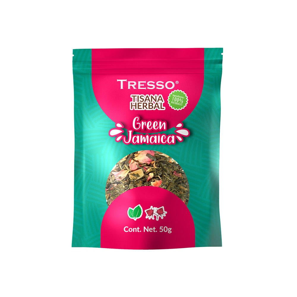 Tisana Herbal: Green Jamaica 20g-500g - TRESSO® 