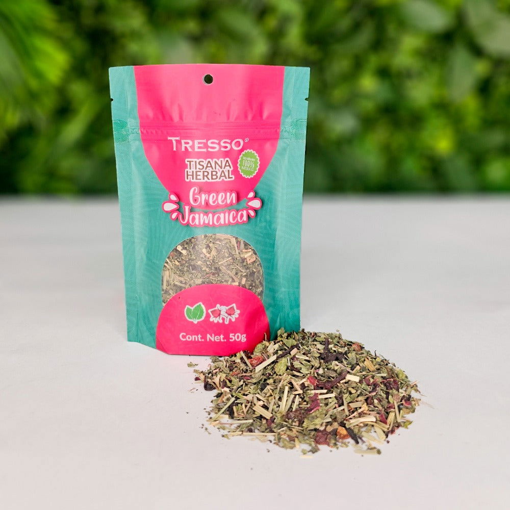 Tisana Herbal: Green Jamaica 20g-500g - TRESSO® 