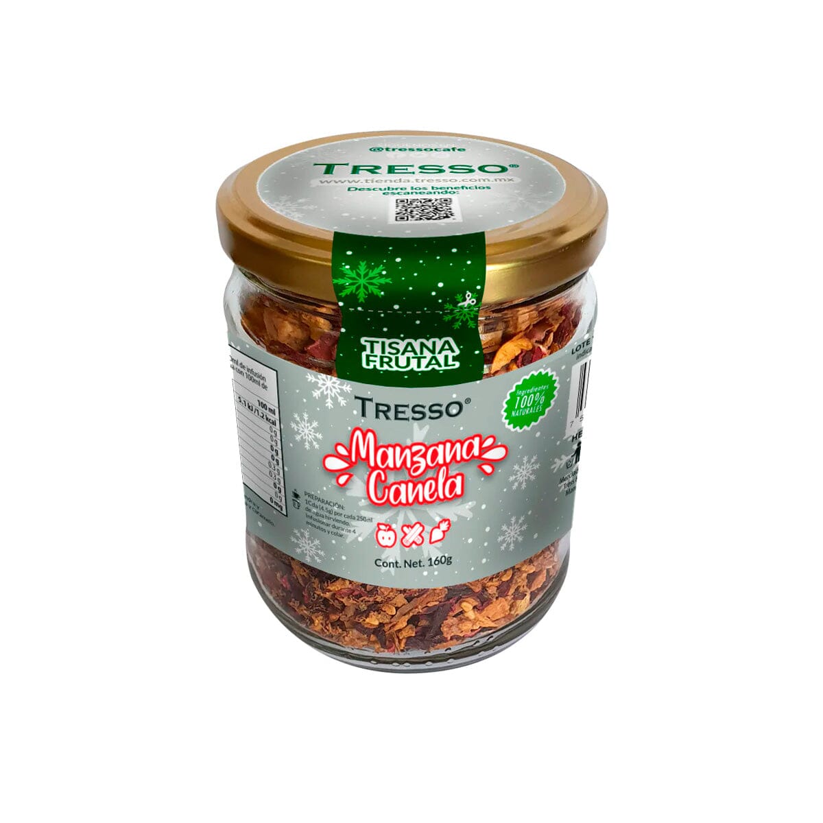 Tisana frutal Manzana Canela 30g-160 g - TRESSO® 