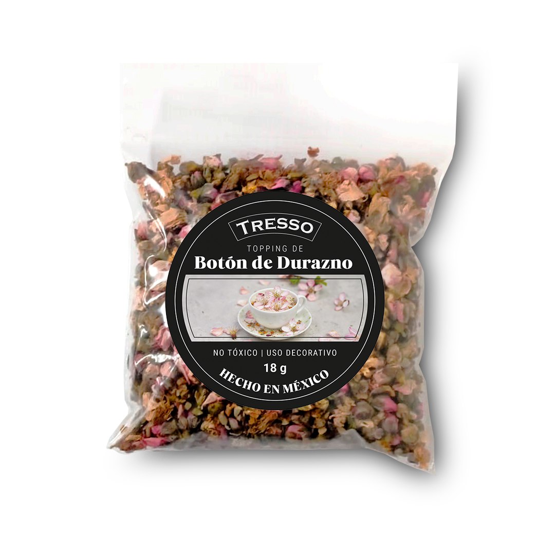 Topping de botón de durazno 18g - TRESSO®