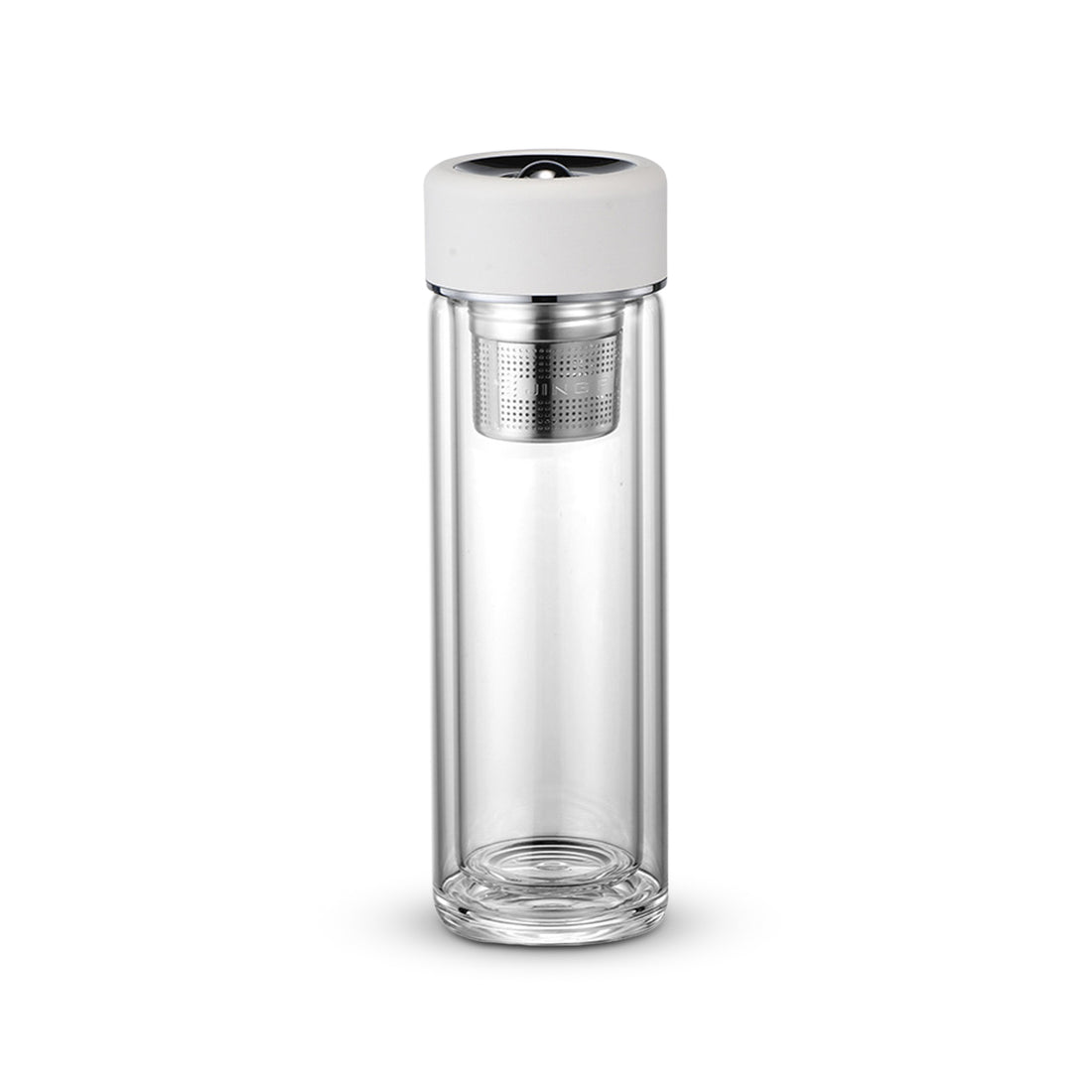 Botella de vidrio doble pared con infusor magnético 320ml
