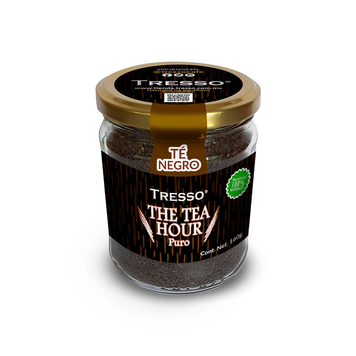 Té Negro (Puro): The Tea Hour 23g-160g