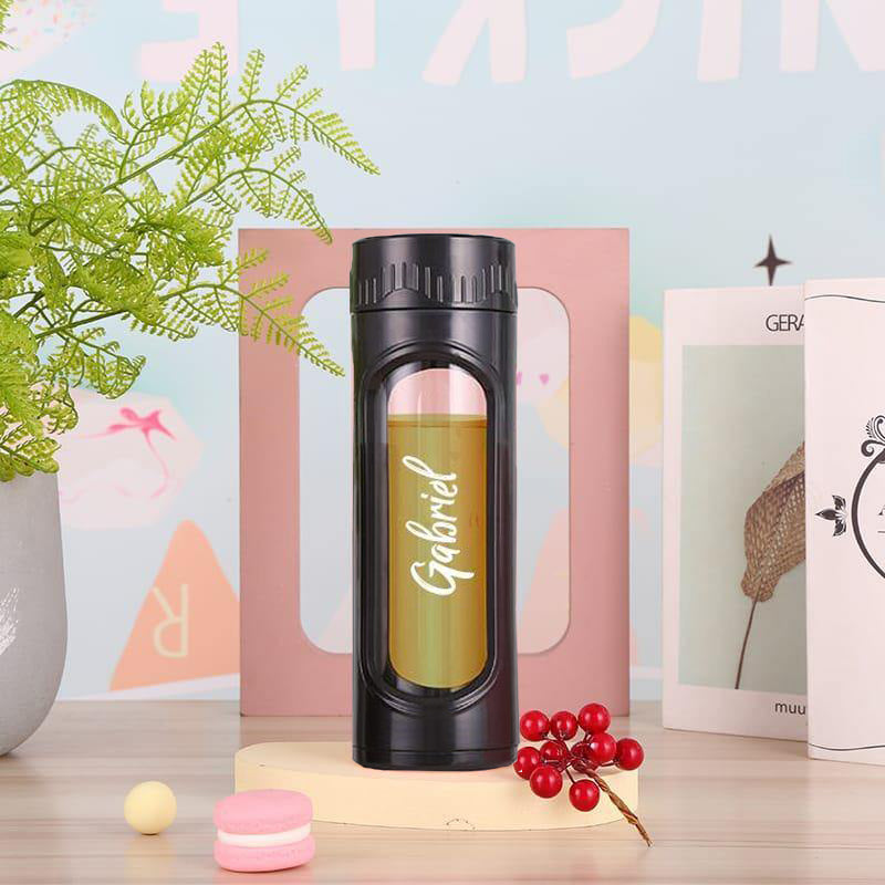 Botella de Vidrio con Infusor para Té para Él