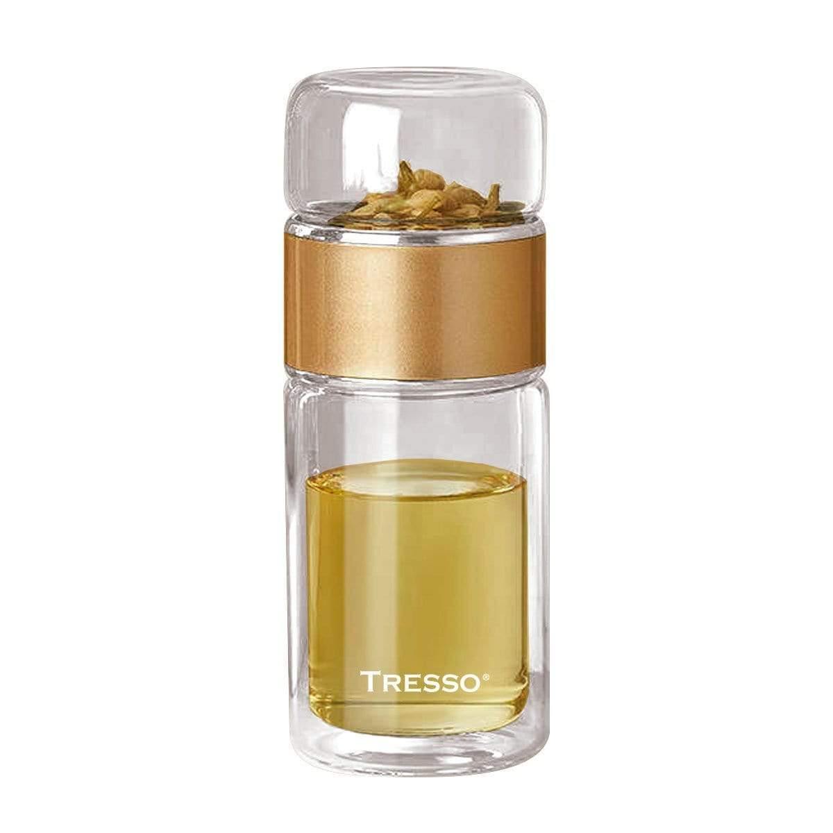 Botella Doble Pared Con Infusor Para Tisana (Exclusivo CDMX) - TRESSO®