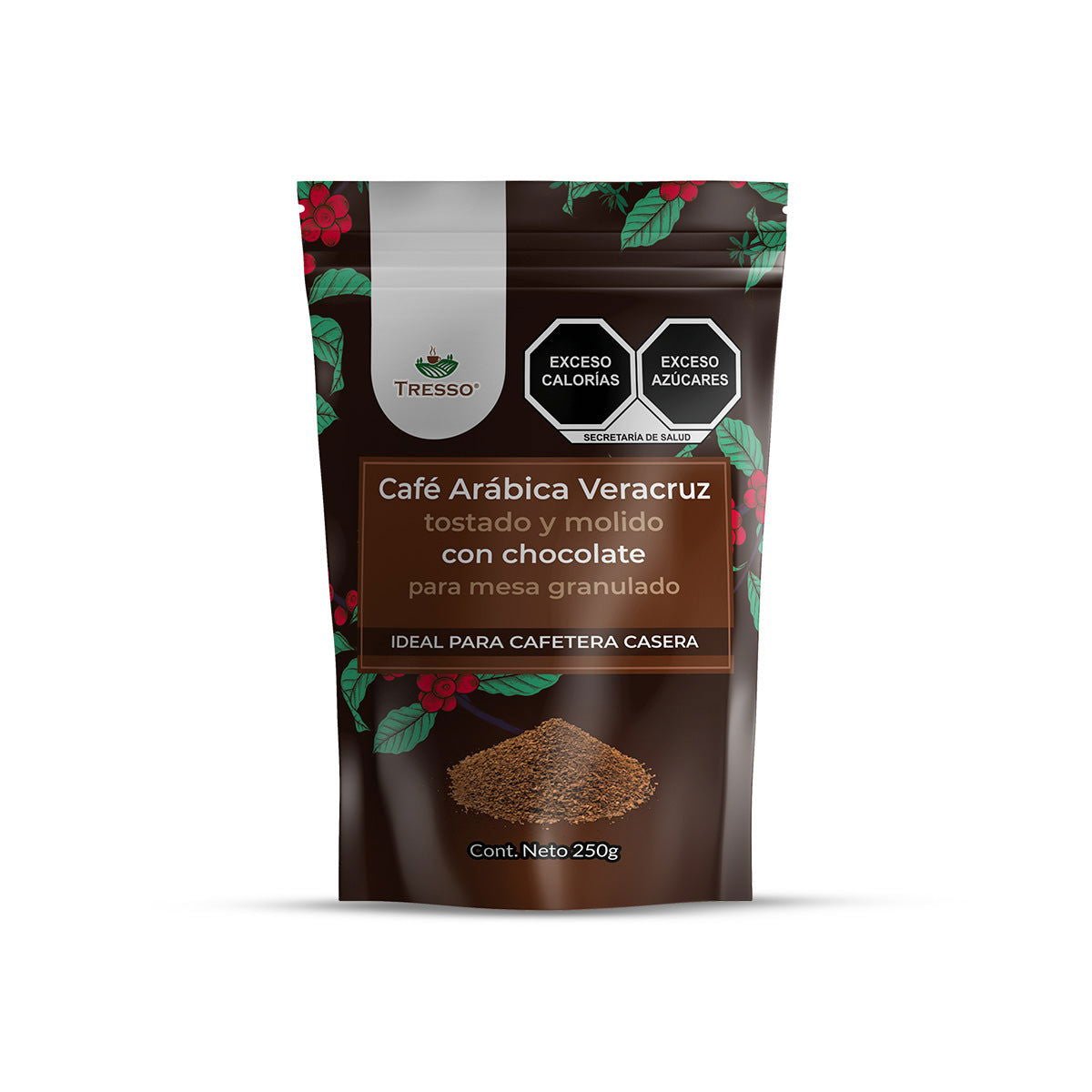 Café Veracruz con Chocolate para mesa granulado 250 g - TRESSO®