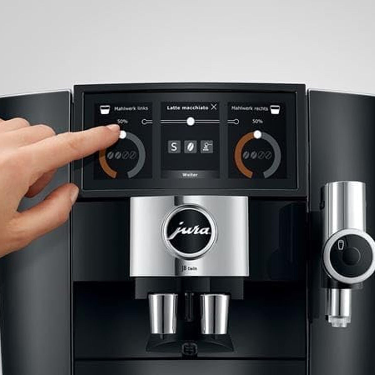 Cafetera Jura J8 TWIN color diamond black - TRESSO®