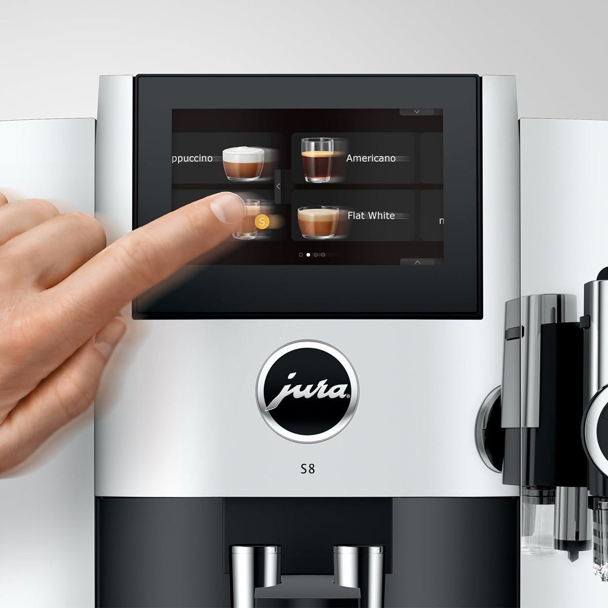 Cafetera Jura S8 color platino - TRESSO®