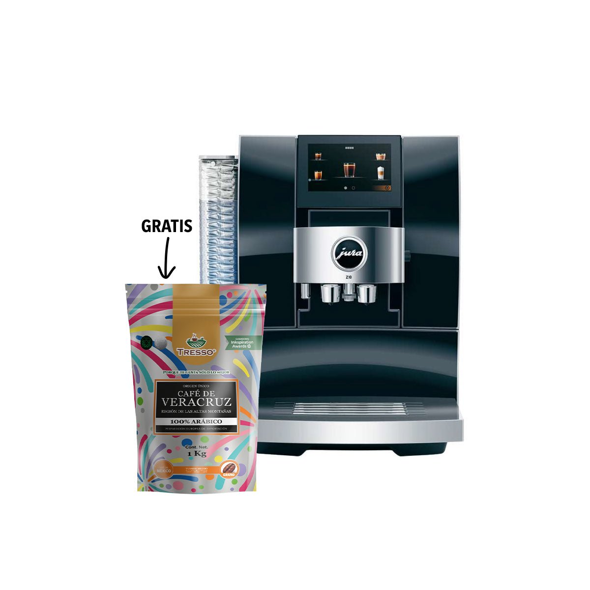 Cafetera Jura Z10 color diamond black - TRESSO®