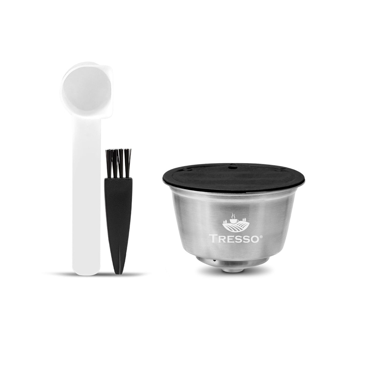 Cápsula recargable para café de acero inoxidable compatible con Dolce Gusto - TRESSO®