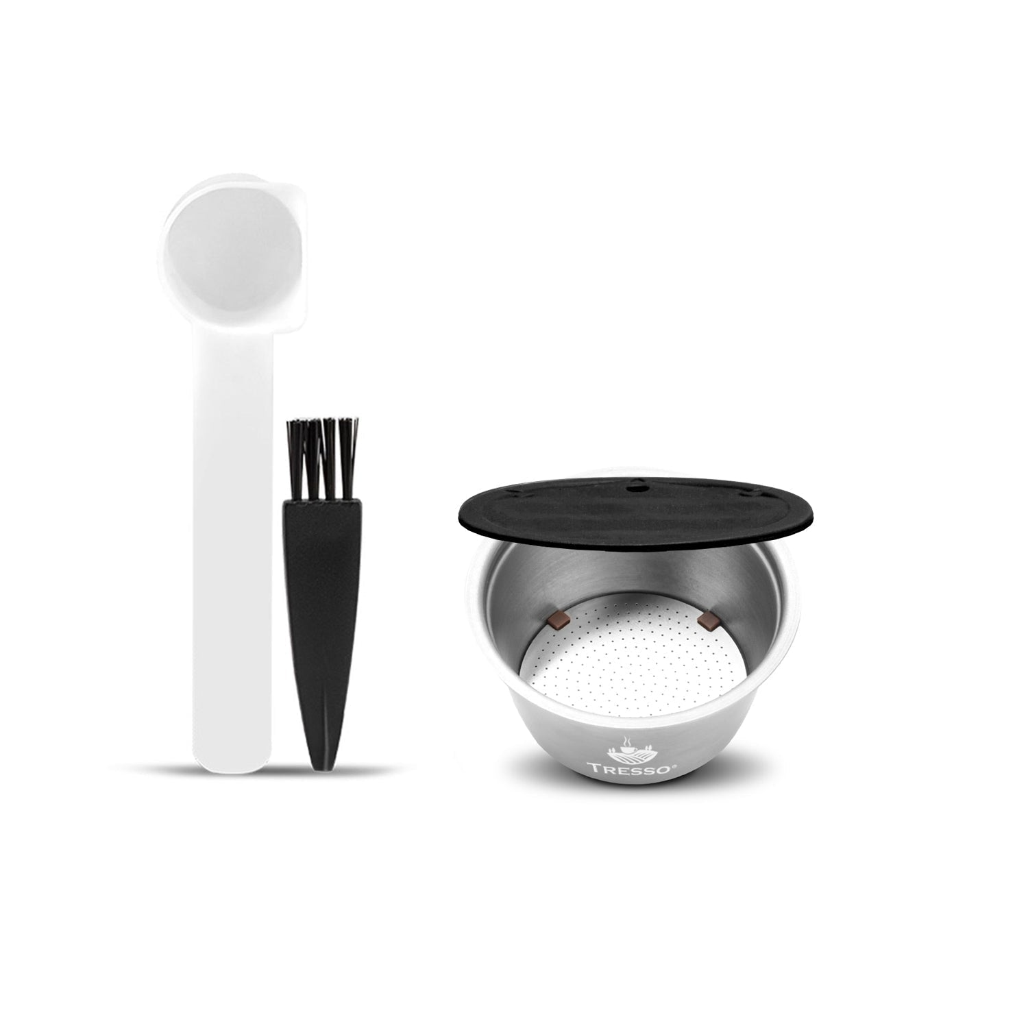Cápsula recargable para café de acero inoxidable compatible con Dolce Gusto - TRESSO®