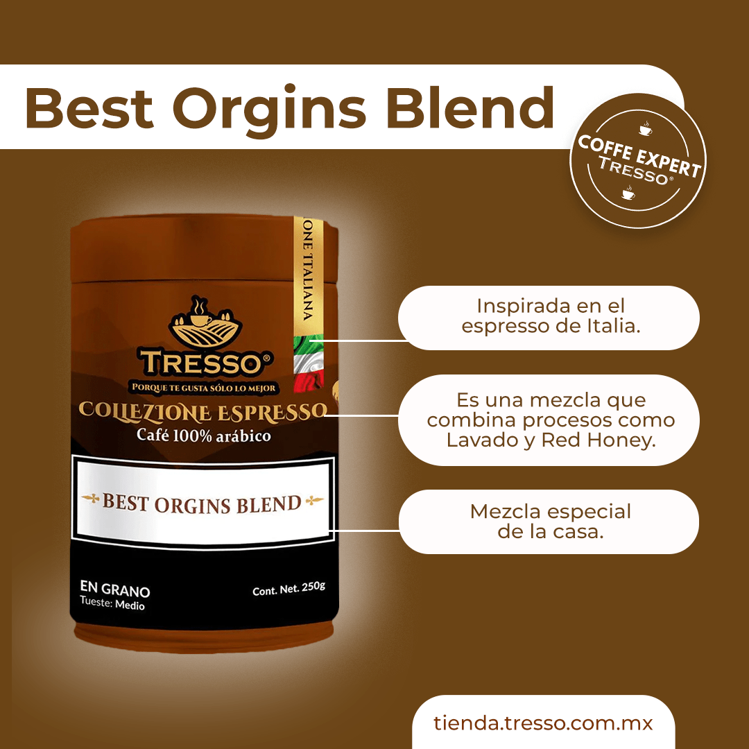 Collezione Espresso: Inspirazione Italiana Best Origins Blend 250g - TRESSO®