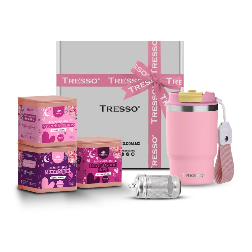 Kit enamora-té - Termo + 3 Tisanas + Infusor