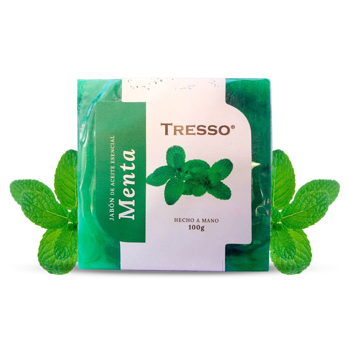 Jabón de aceite esencial de Menta - TRESSO®