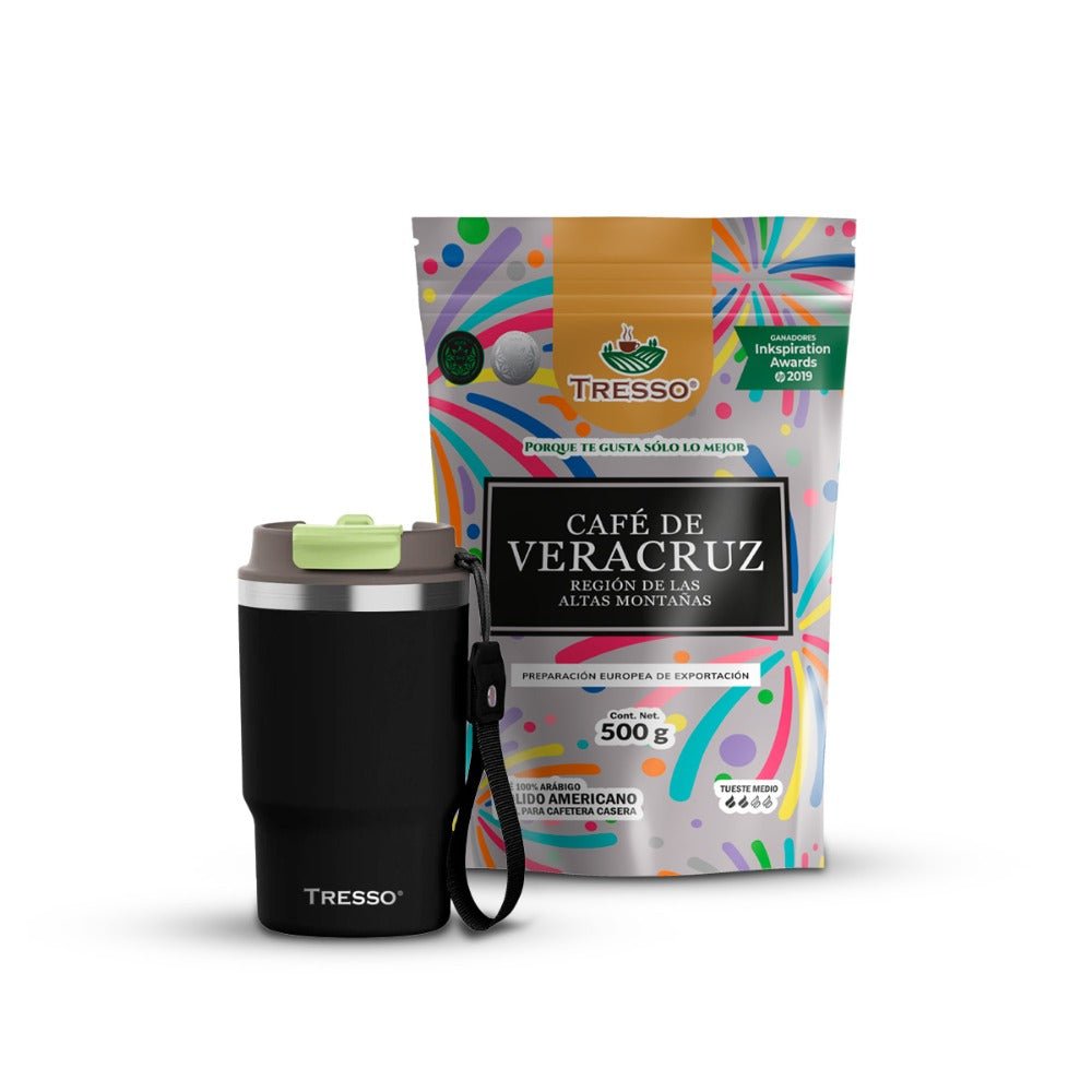 Kit de café con termo de viaje - TRESSO®