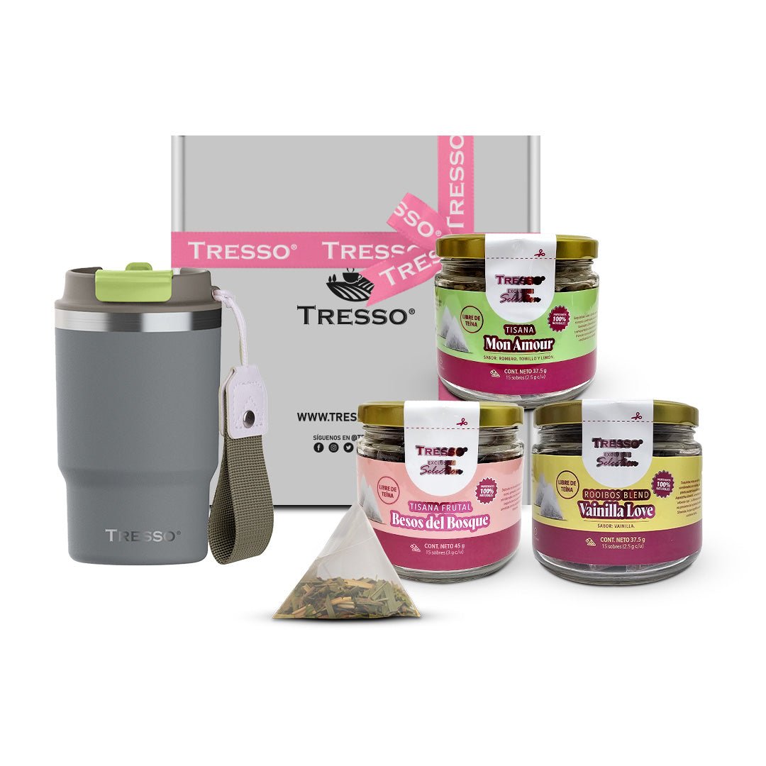 Kit infusiones en pirámide + Termo ó Taza - TRESSO®