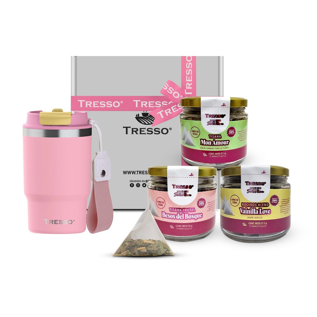 Kit infusiones en pirámide + Termo ó Taza - TRESSO®