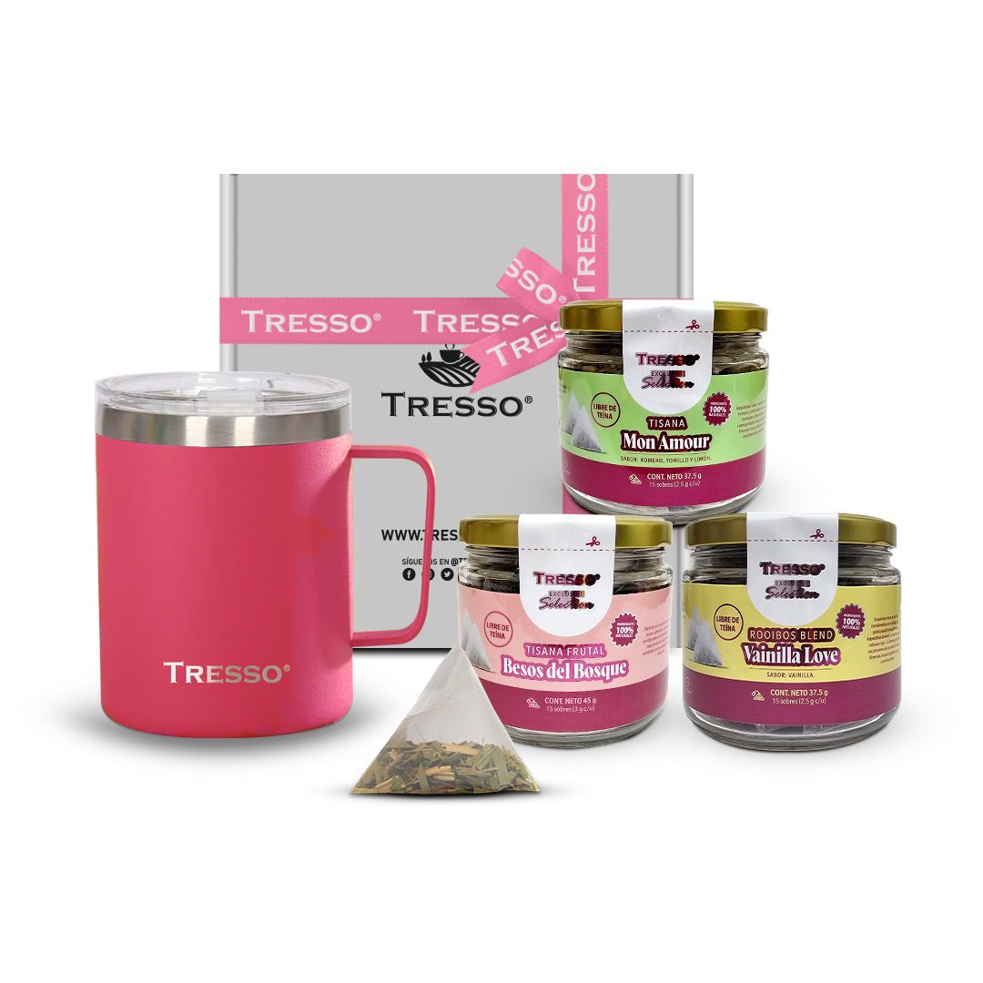 Kit infusiones en pirámide + Termo ó Taza - TRESSO®