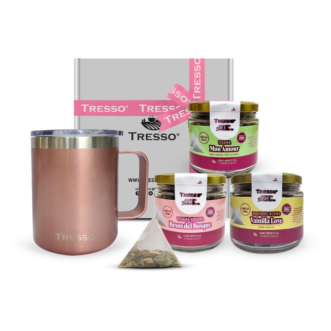 Kit infusiones en pirámide + Termo ó Taza - TRESSO®