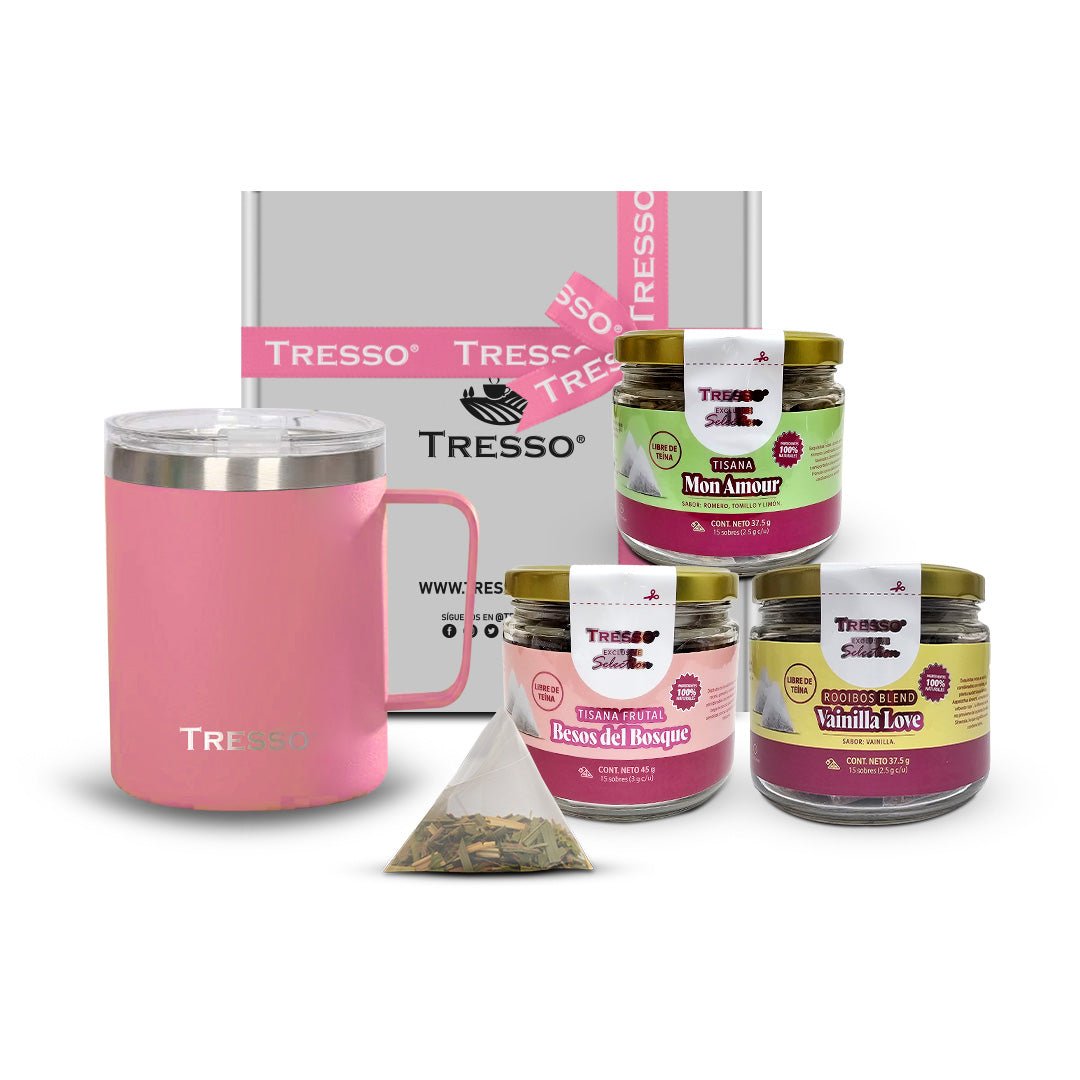 Kit infusiones en pirámide + Termo ó Taza - TRESSO®