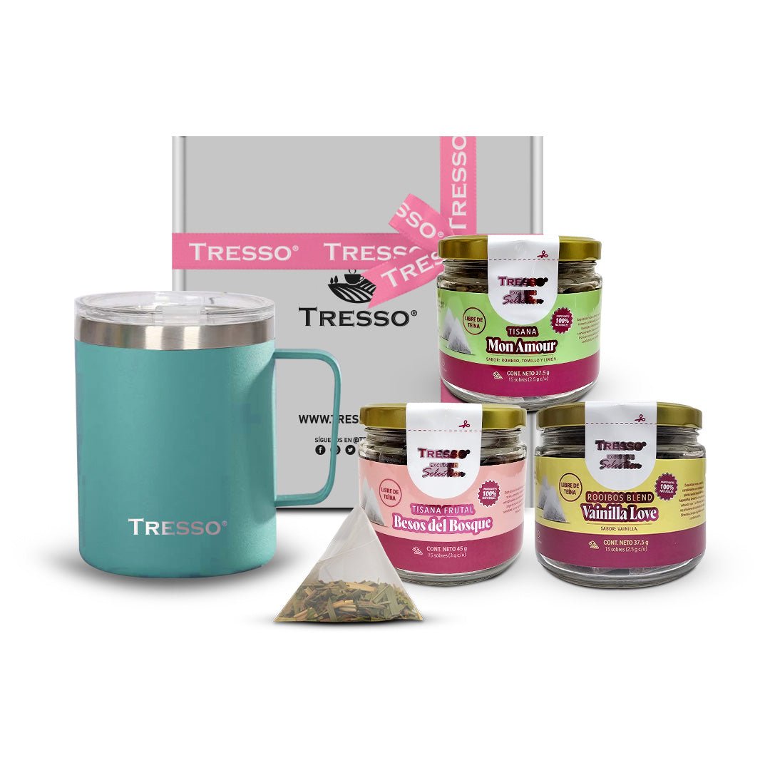 Kit infusiones en pirámide + Termo ó Taza - TRESSO®