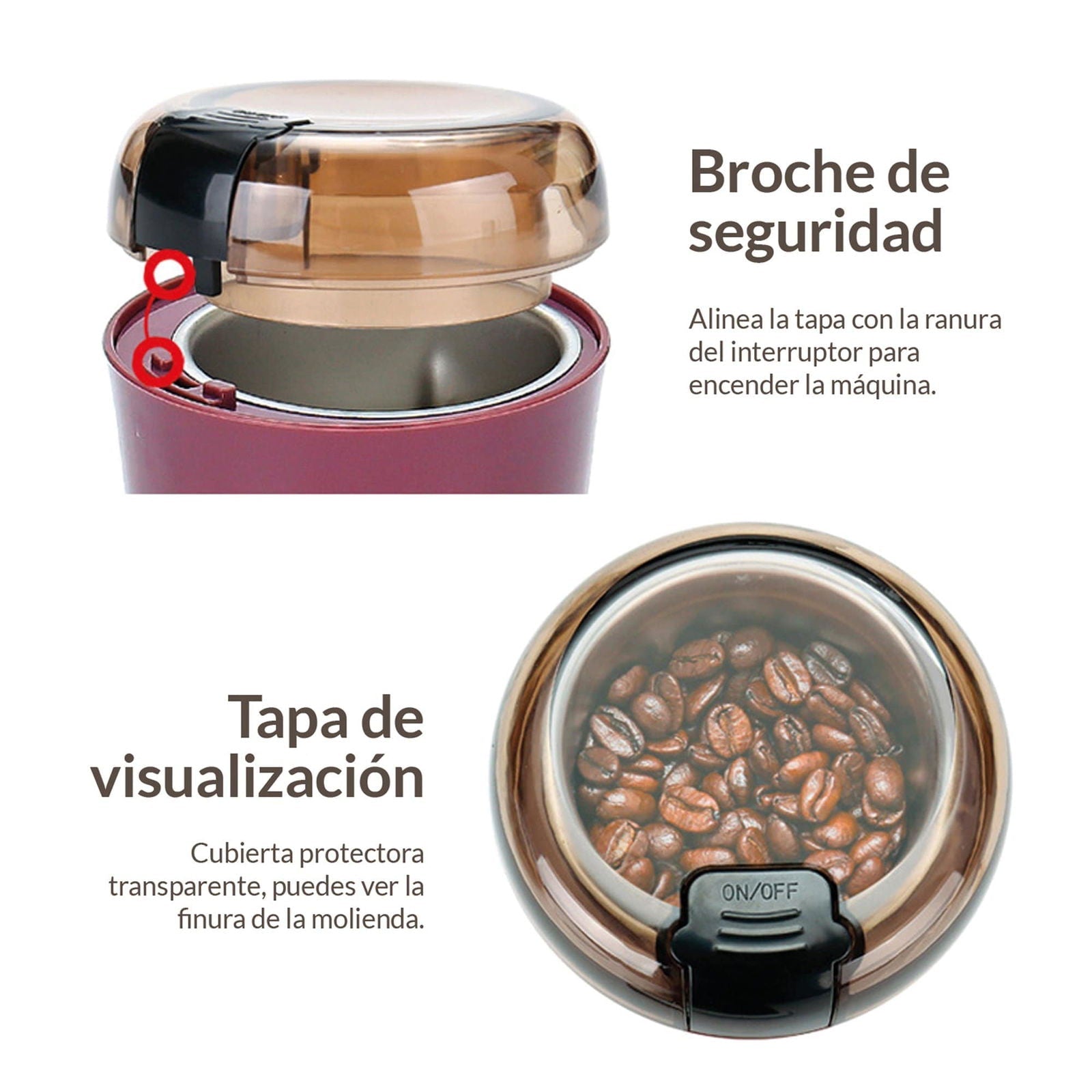 Molino Eléctrico de Acero Inoxidable 50 g - TRESSO®