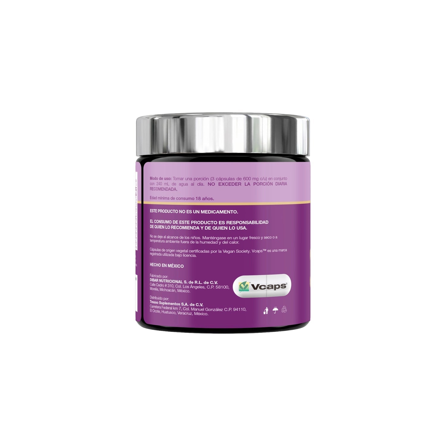 Mꝏn Blend | Triptófano, GABA,L-Teanina, Manzanilla, L-Treonato de Magnesio | 90 Cápsulas - TRESSO®