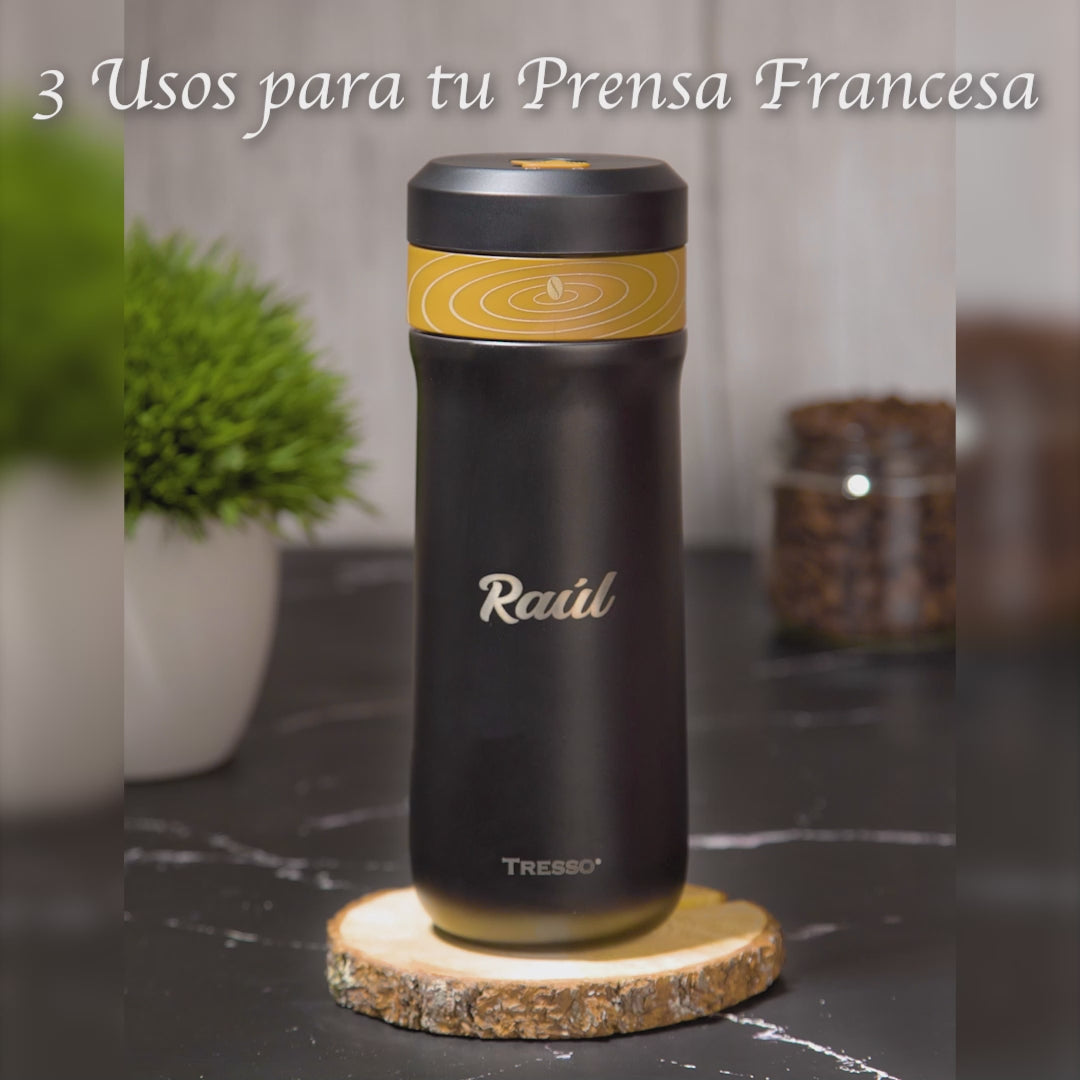 Prensa francesa de viaje antiderrames 320 ml