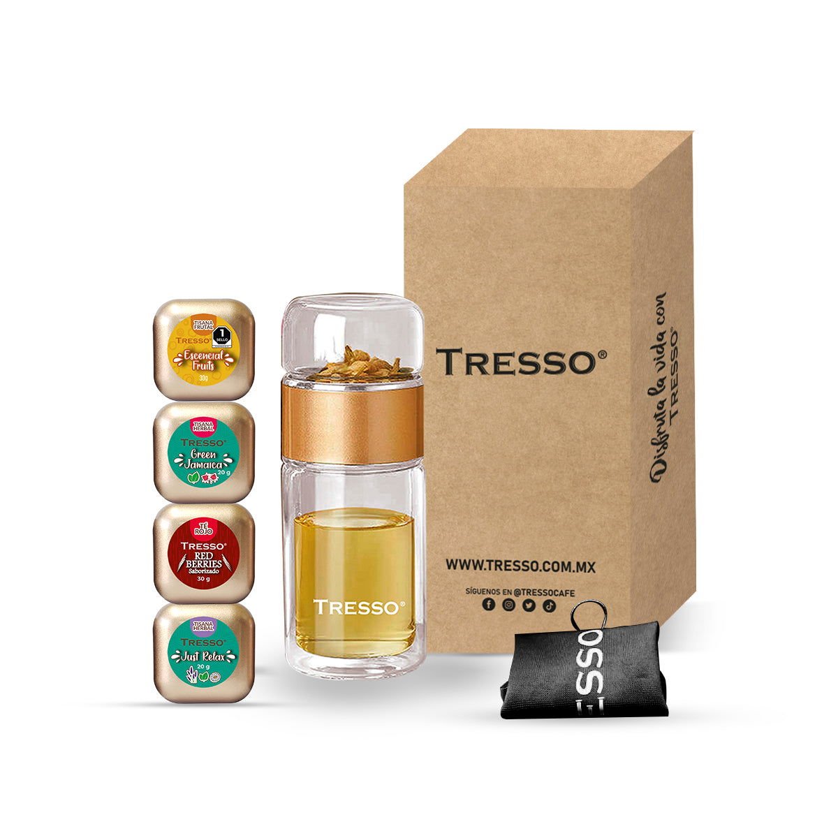 ¡Regalo Perfecto para Él! Botella + Tisanas - TRESSO®