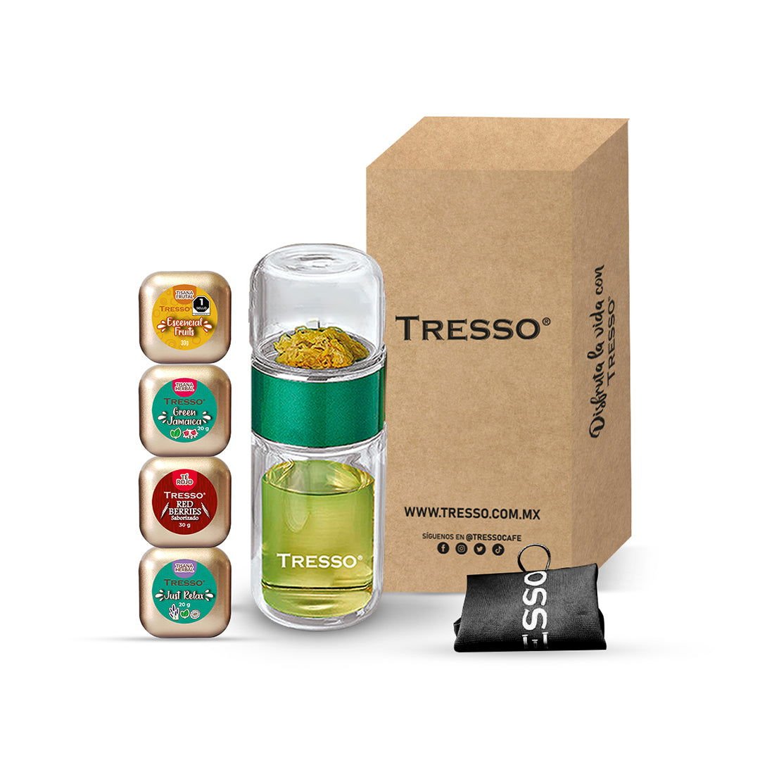 ¡Regalo Perfecto para Él! Botella + Tisanas - TRESSO®