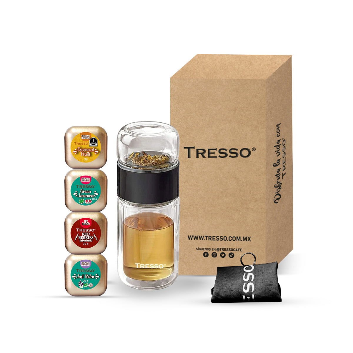 ¡Regalo Perfecto para Él! Botella + Tisanas - TRESSO®