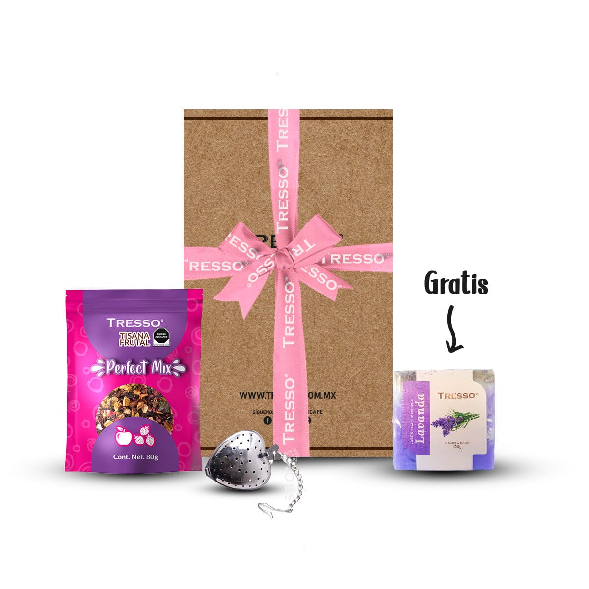 Surprise gift 1 - Tisana + Infusor + Jabón - TRESSO®