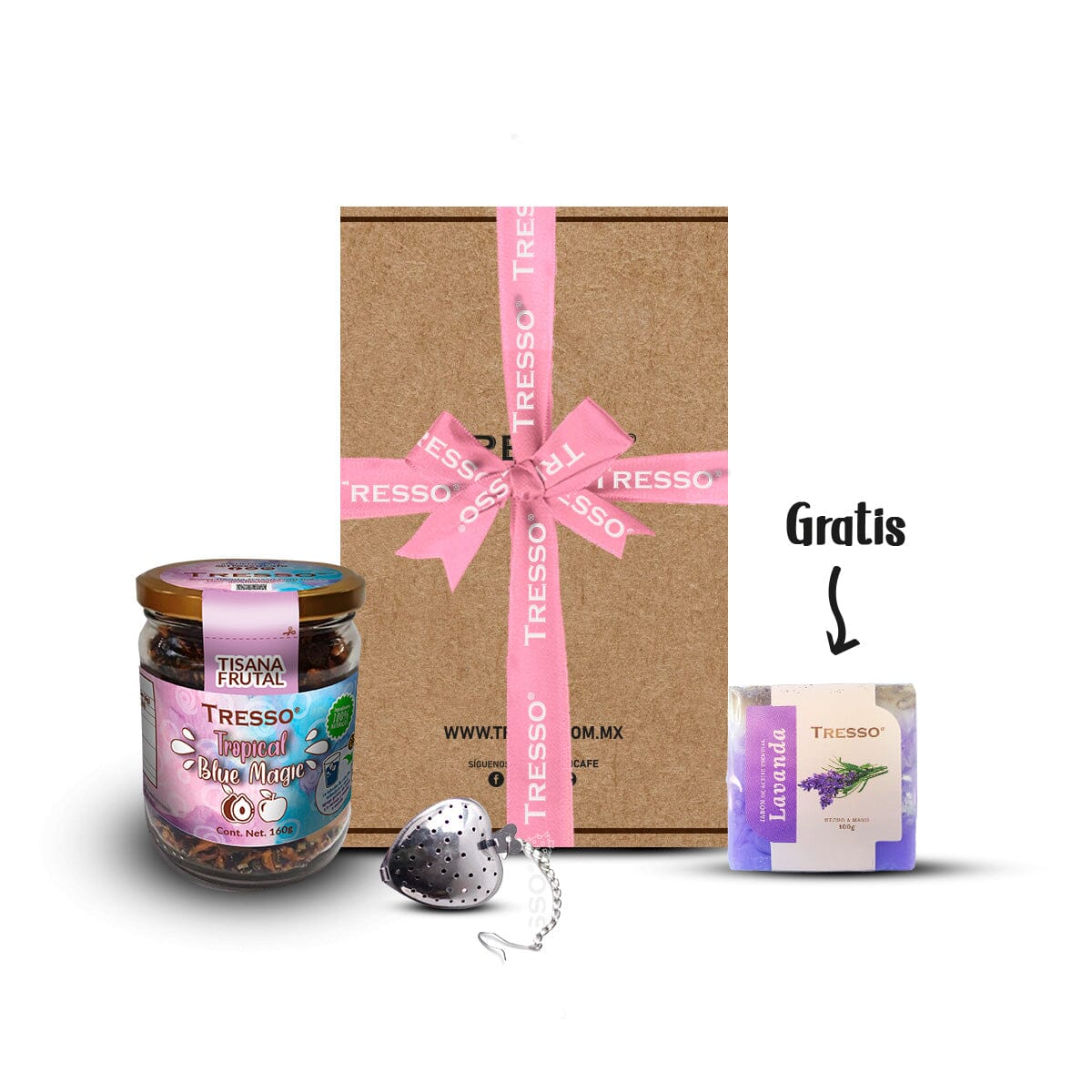 Surprise gift 2 - Regalo Tisana + Infusor + Jabón - TRESSO®